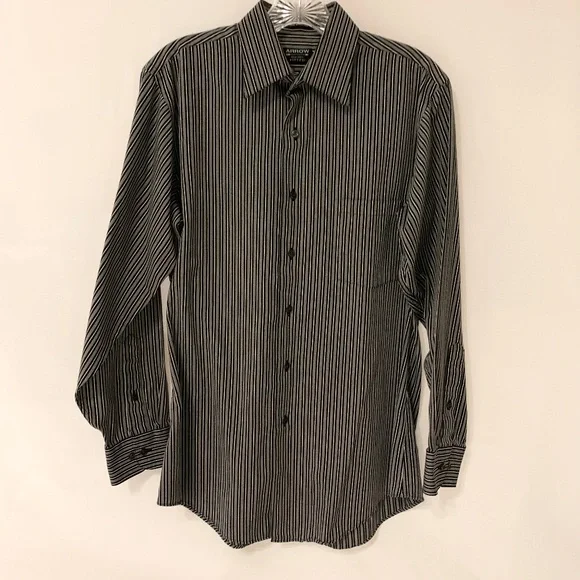 slim fit dress slacks Performance All Way Stretch Arrow Print Shirt